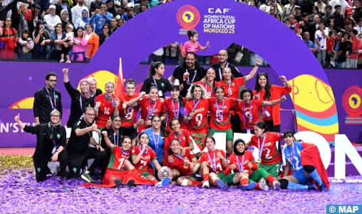 Le Maroc sacré champion d’Afrique de futsal féminin