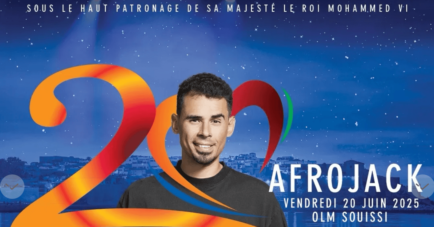 Afrojack ouvre Mawazine avec un remix de LM3ALLEM