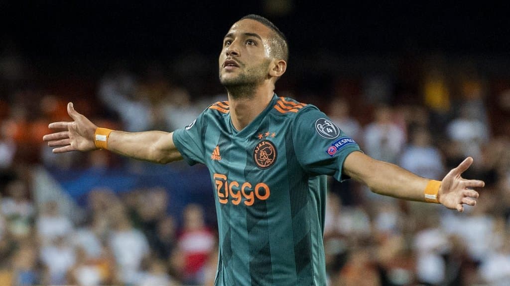 Hakim Ziyech sur les tablettes de clubs italiens
