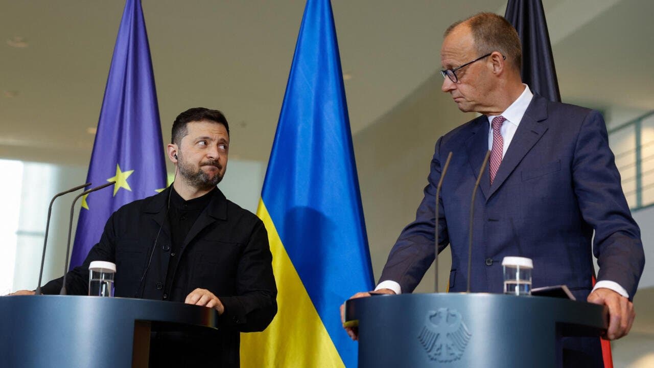 Zelensky et les Européens en visioconférence avec Trump