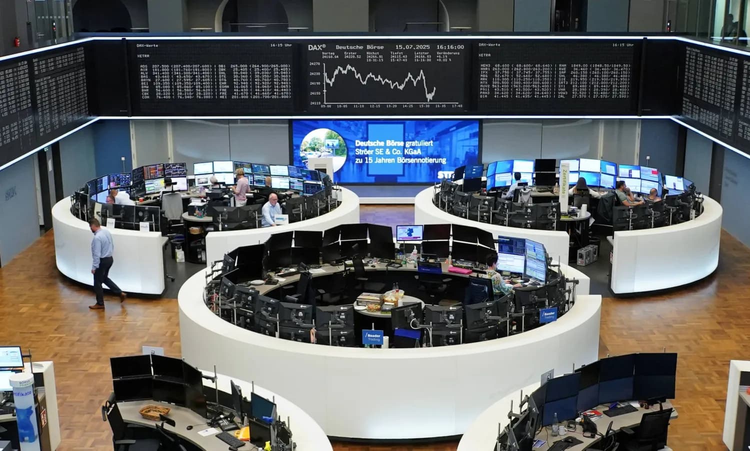 Les actions européennes baissent, inflation en Allemagne en recul