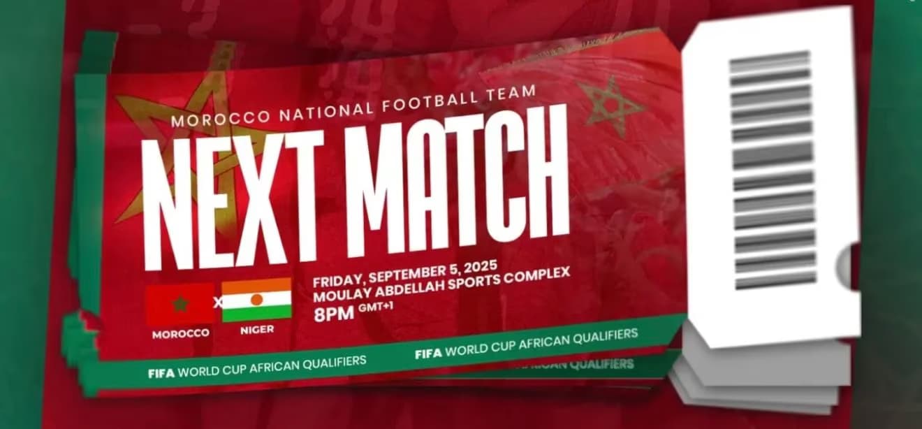 Ouverture de la billetterie pour Maroc - Niger