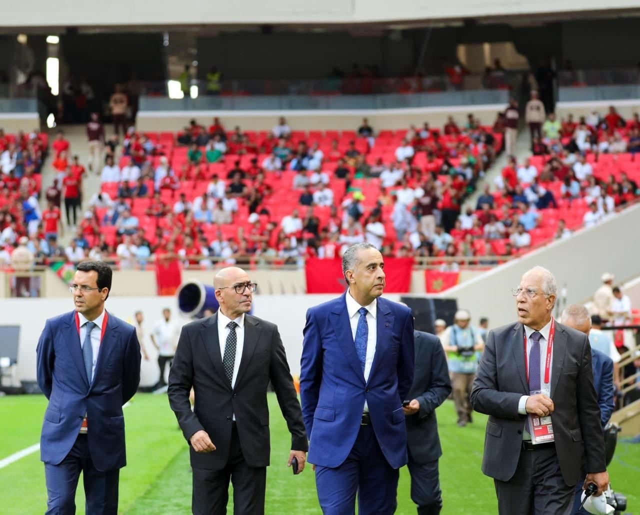 Hammouchi inspecte la sécurité du stade Moulay Abdellah