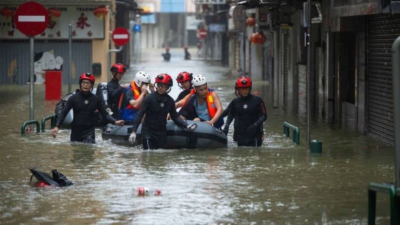Typhon meurtrier Ragasa: alerte rouge à Taïwan et en Chine