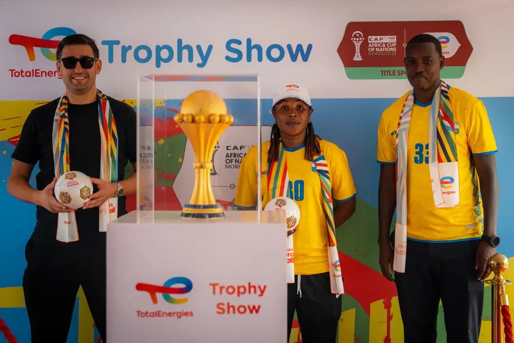 CAN 2025: Le Trophée présenté à Kigali par la CAF