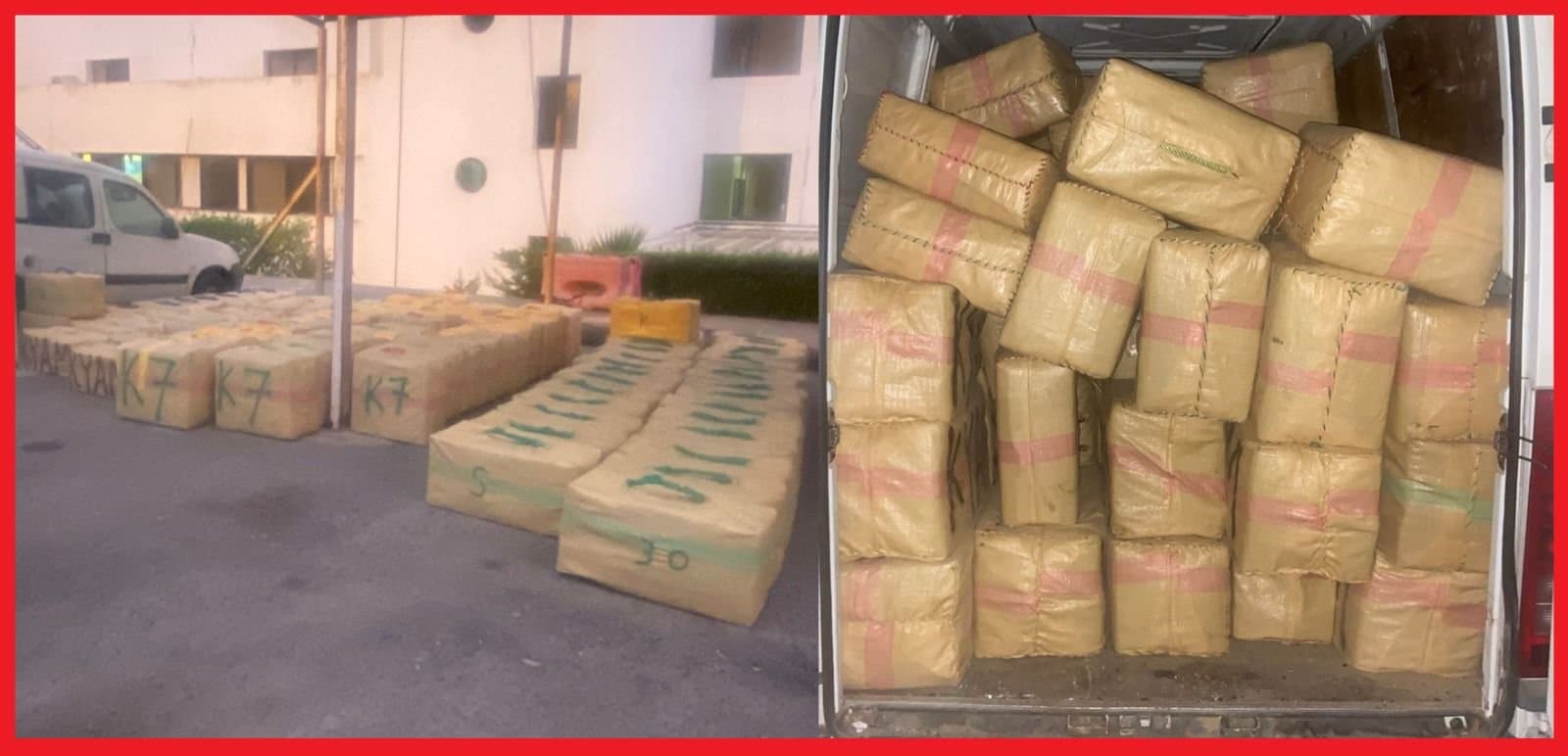 Saisie de plus de 4,7 tonnes de cannabis près d’Essaouira