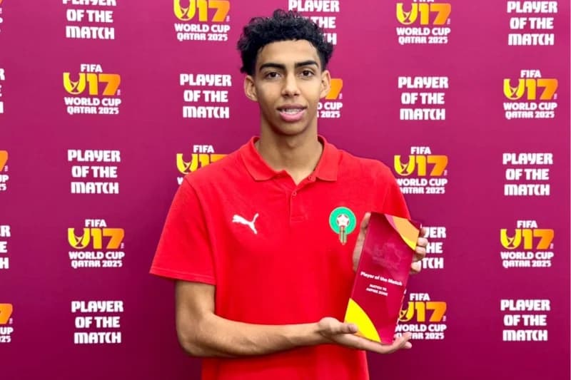 U17: Chouaib Bellaarouch désigné homme du match