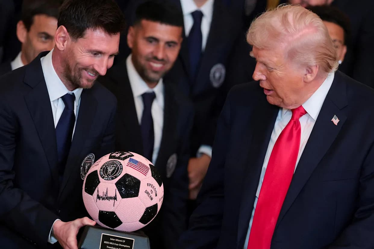 Trump: « Messi peut-être meilleur que Pelé »