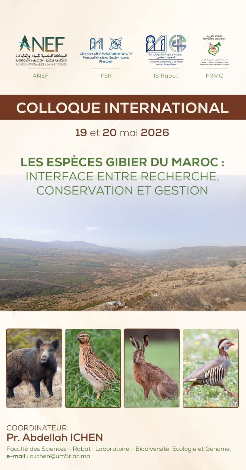Rabat accueille un colloque sur les espèces gibier