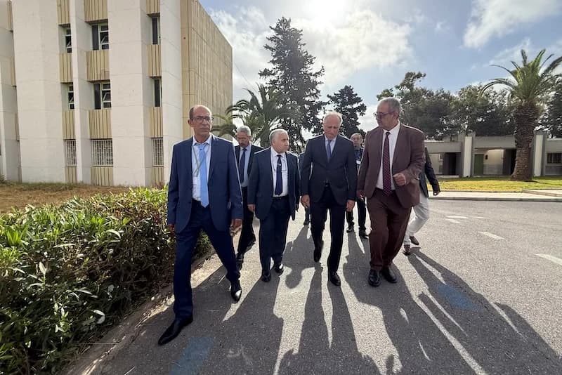 Mohamed Saad Berrada au lycée Dar Essalam