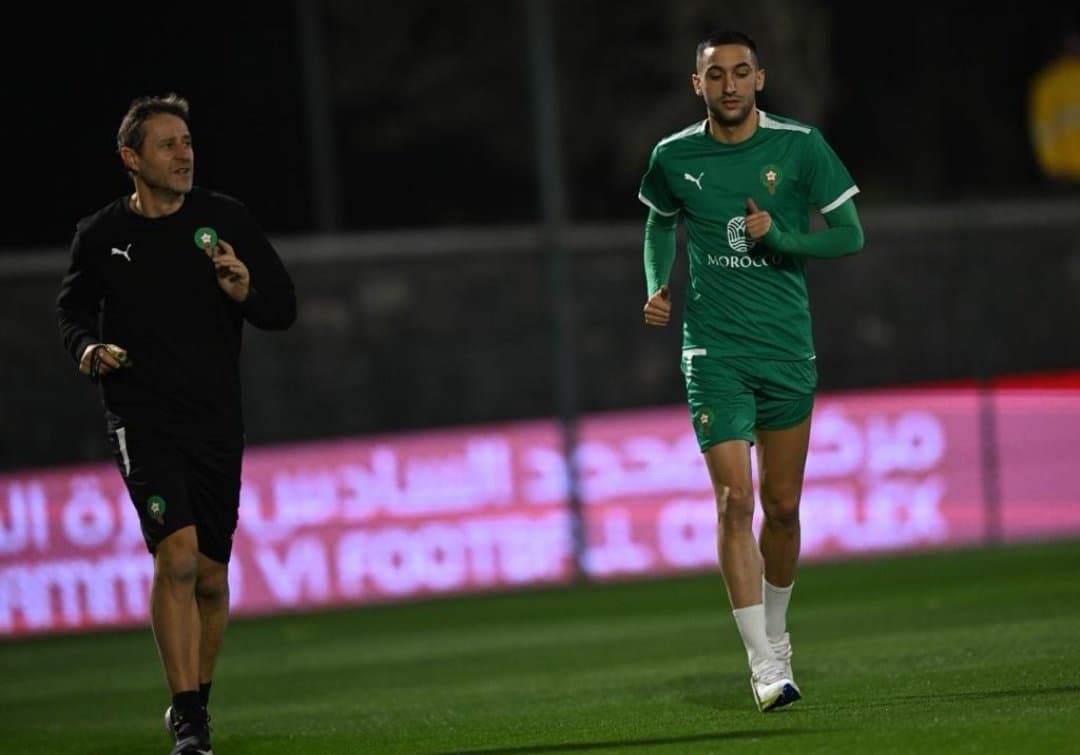 Séances d'entraînement individuelles pour Ziyech.