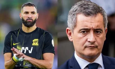 Justice: La plainte déposée par Karim Benzema contre Gérald Darmanin classée sans suite.