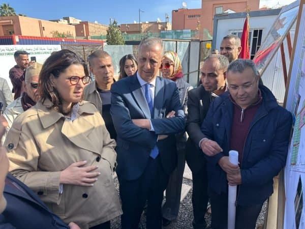 Mme Mansouri, et le Wali de la Région Supervisent les Travaux de Préparation du Parc Agdal Bahmad