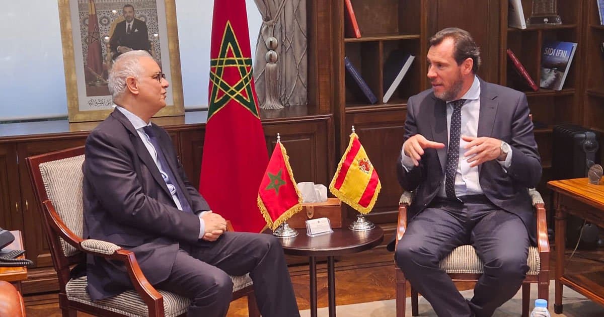 Nizar Baraka rencontre le ministre espagnol des Transports et de la Mobilité durable