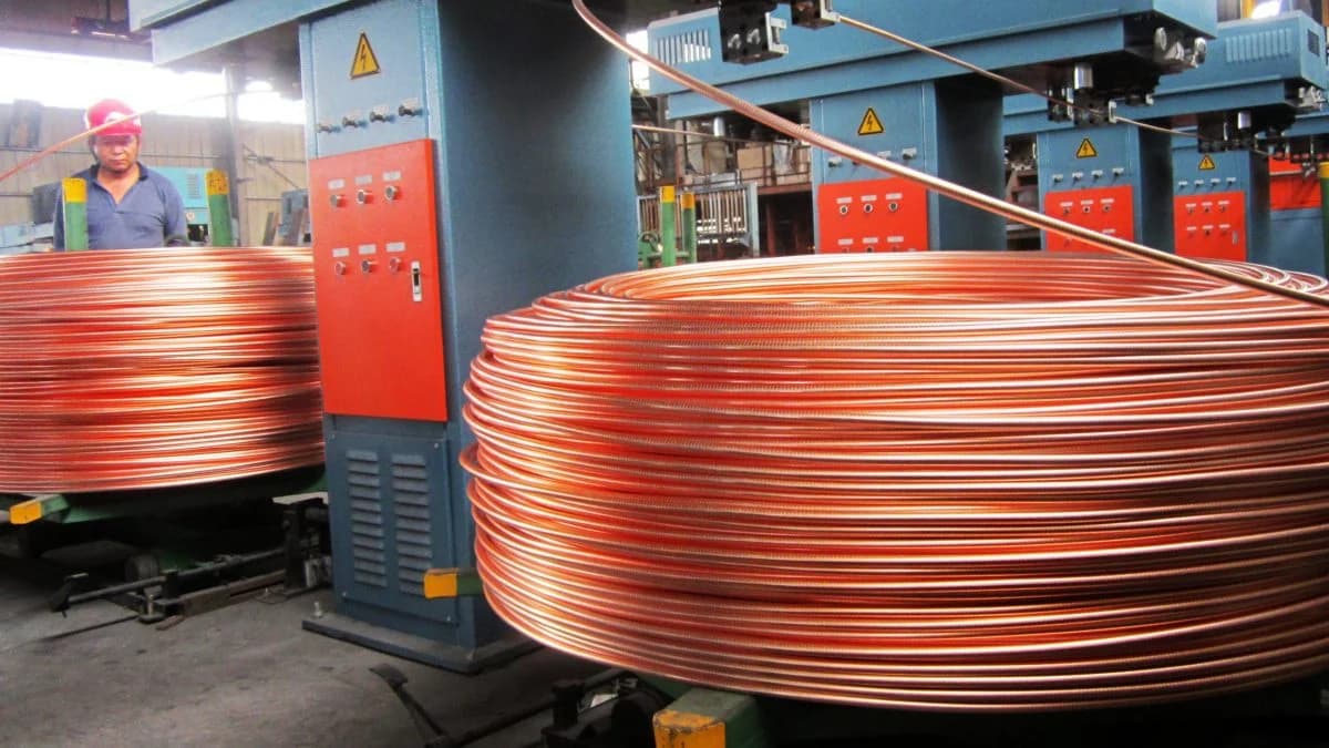 Le cuivre approche les 10 000 dollars la tonne