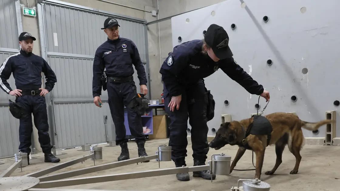 Préoccupations quant à la préparation des chiens détecteurs d'explosifs pour les Jeux olympiques de Paris