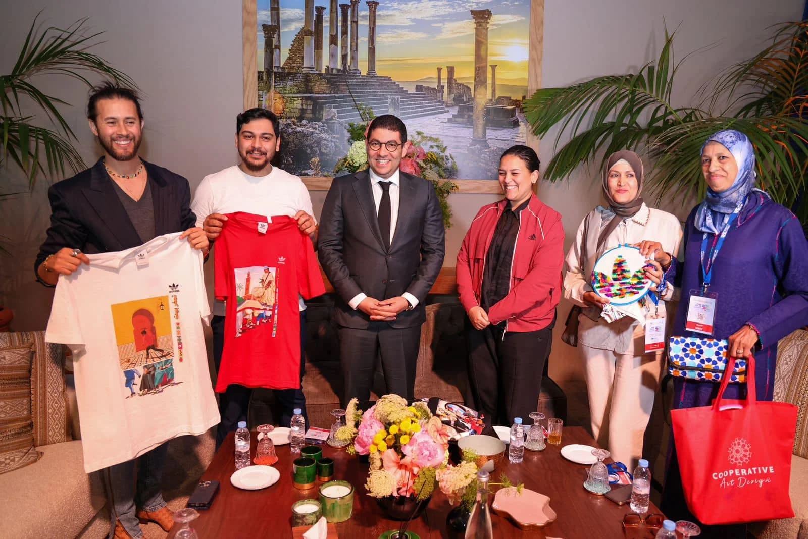 Adidas lance une nouvelle collection de t-shirts avec une touche marocaine