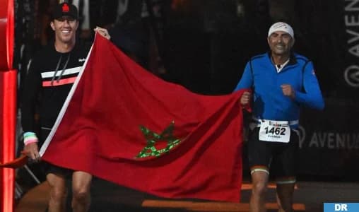 Les Marocains Khalil Binebine et Jalal Sefrioui brillent lors de la course Ironman à Sao Paulo