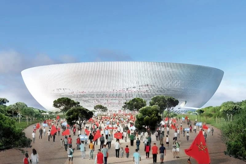 Herzog & de Meuron dévoile le design du stade Hassan II après sa défaite pour la Coupe du Monde 2030