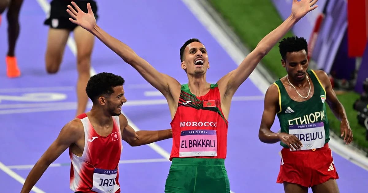 Sofiane El Bakkali offre au Maroc sa première médaille d'or aux JO de Paris 2024