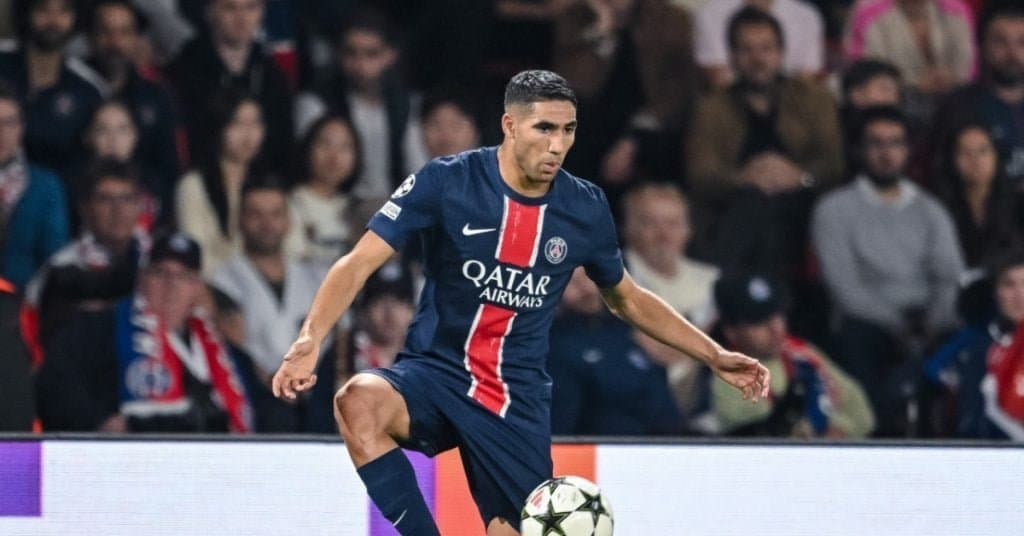 Le Paris Saint-Germain se rapproche du renouvellement du contrat d'Achraf Hakimi
