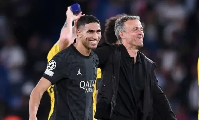 Enrique souligne les progrès d'Achraf Hakimi avant le match contre le PSV