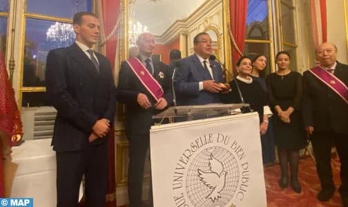 Distinction de personnalités marocaines et internationales au Palais du Luxembourg, Paris