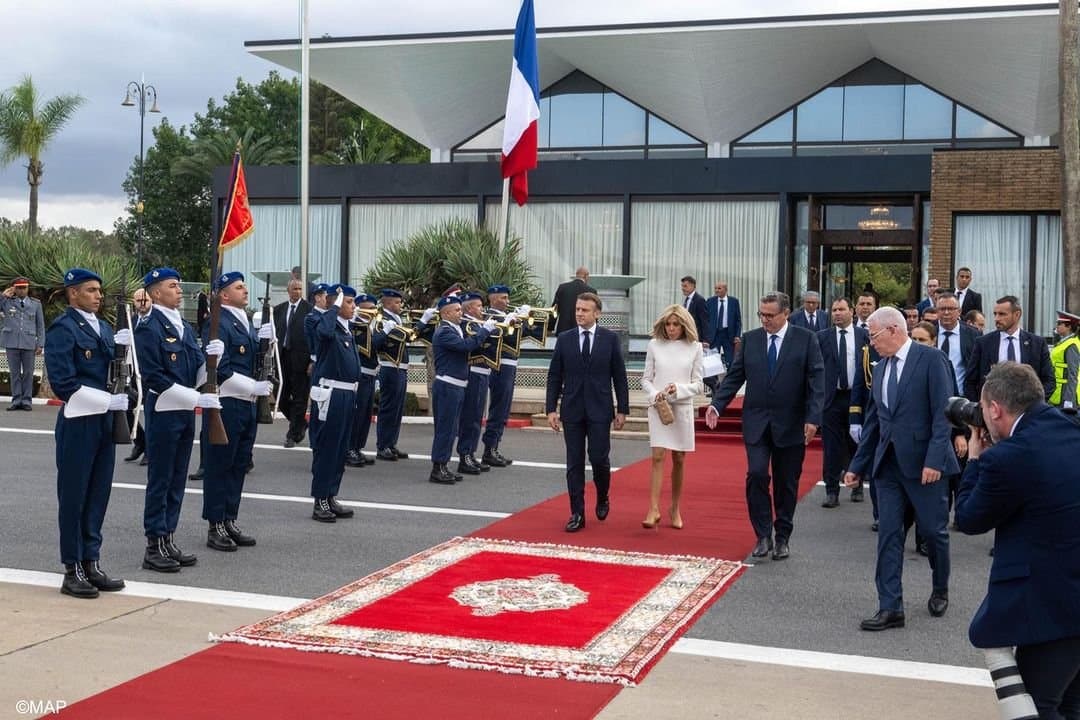 Départ du Président Emmanuel Macron du Maroc à l'issue d'une Visite d'État