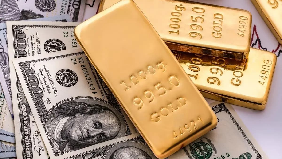 La hausse du dollar entraîne une baisse des prix de l'or