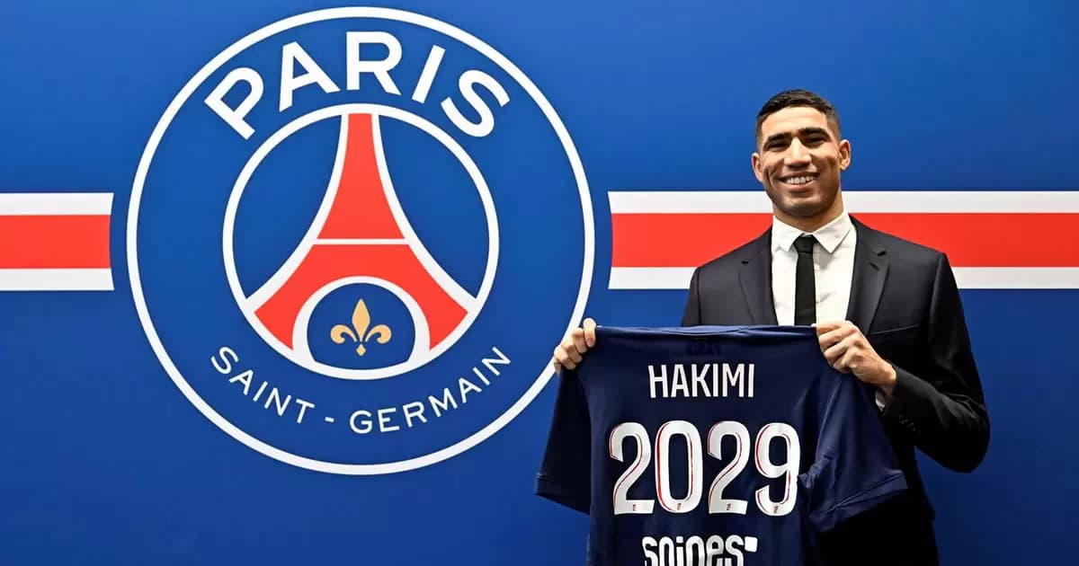 Hakimi devient le latéral le mieux payé au niveau mondial