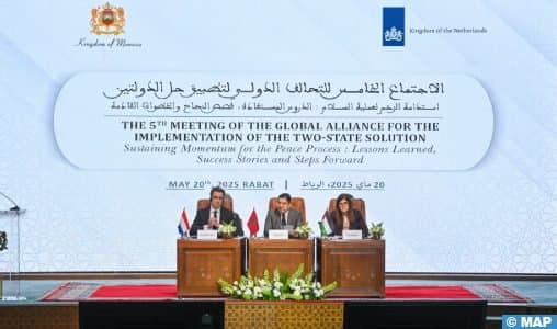 Le Maroc réaffirme son soutien à la solution à deux États