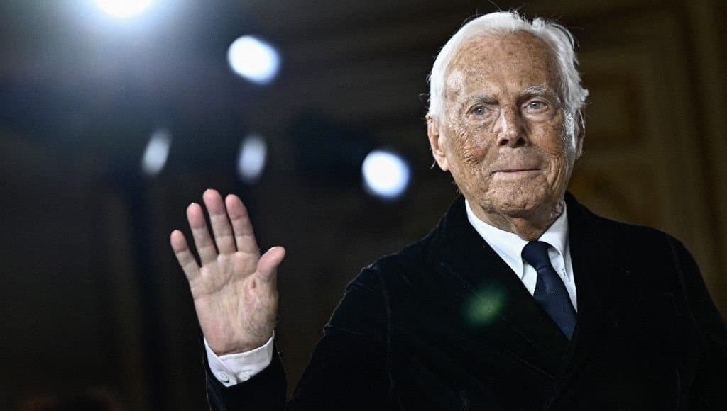 Décès du grand couturier Giorgio Armani à l'âge de 91 ans
