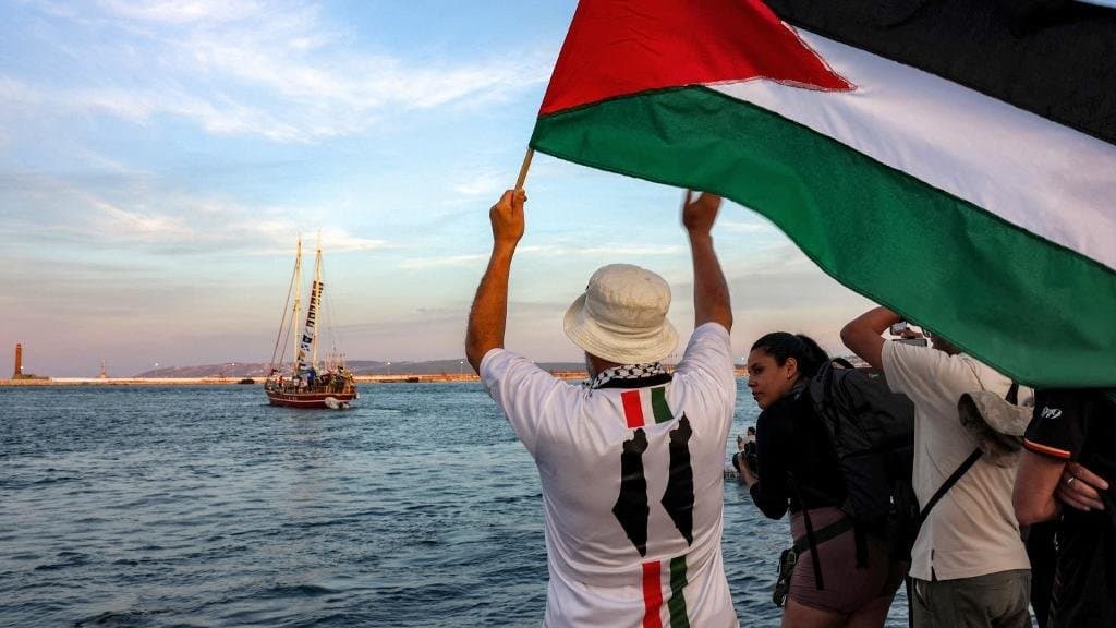 Départ de la flottille internationale de Tunisie vers Gaza