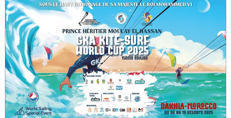 Dakhla accueille la Coupe du monde de Kitesurf 2025