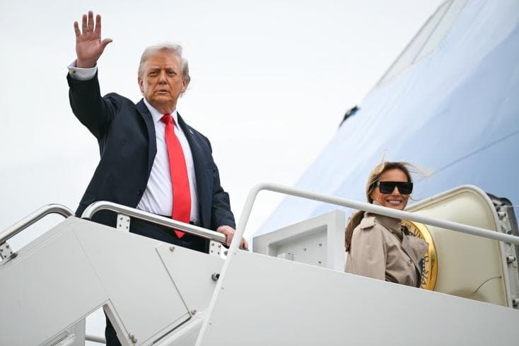 Trump accueilli en grande pompe au Royaume-Uni