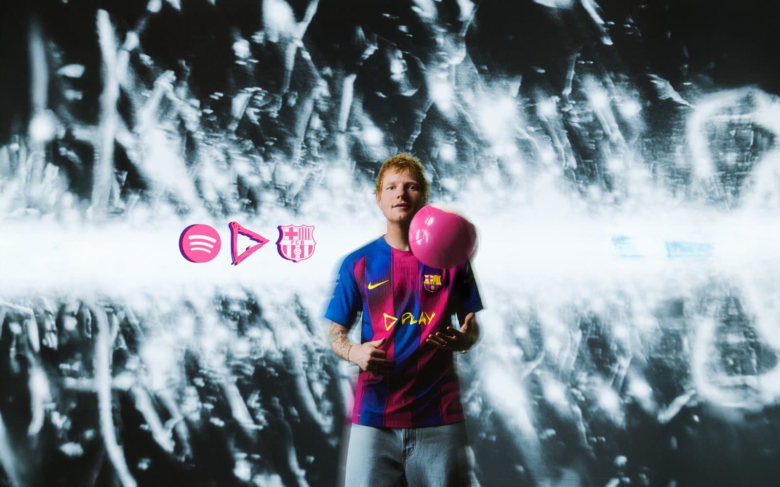 Un maillot spécial Ed Sheeran pour le Clasico du Barça