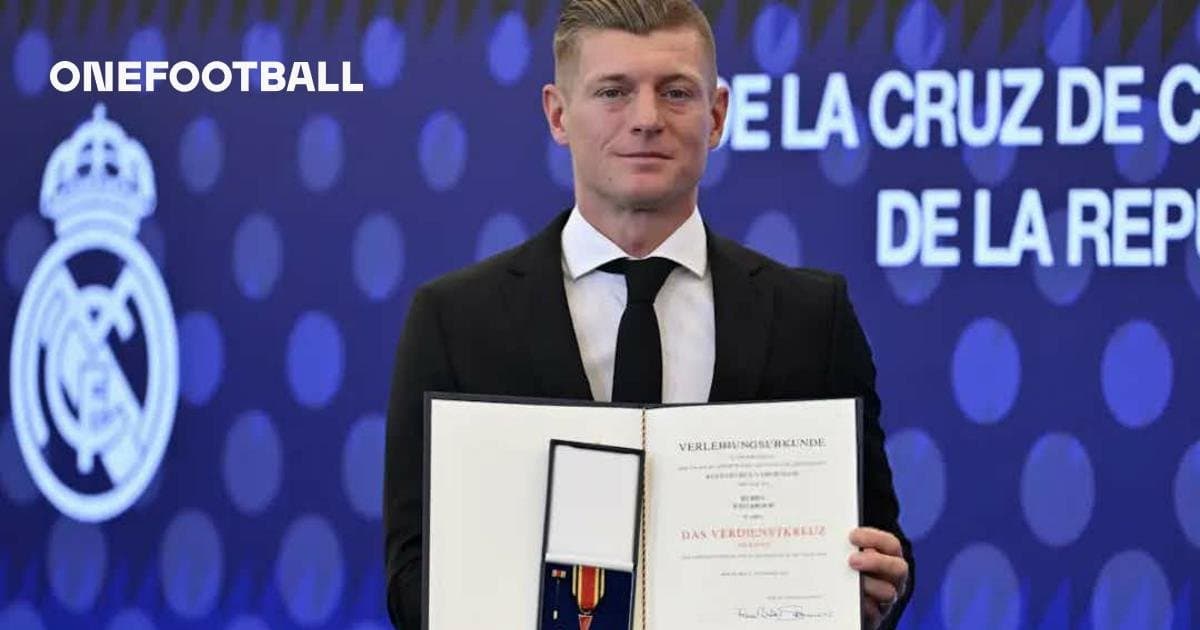 Le président allemand honore Kroos à Madrid